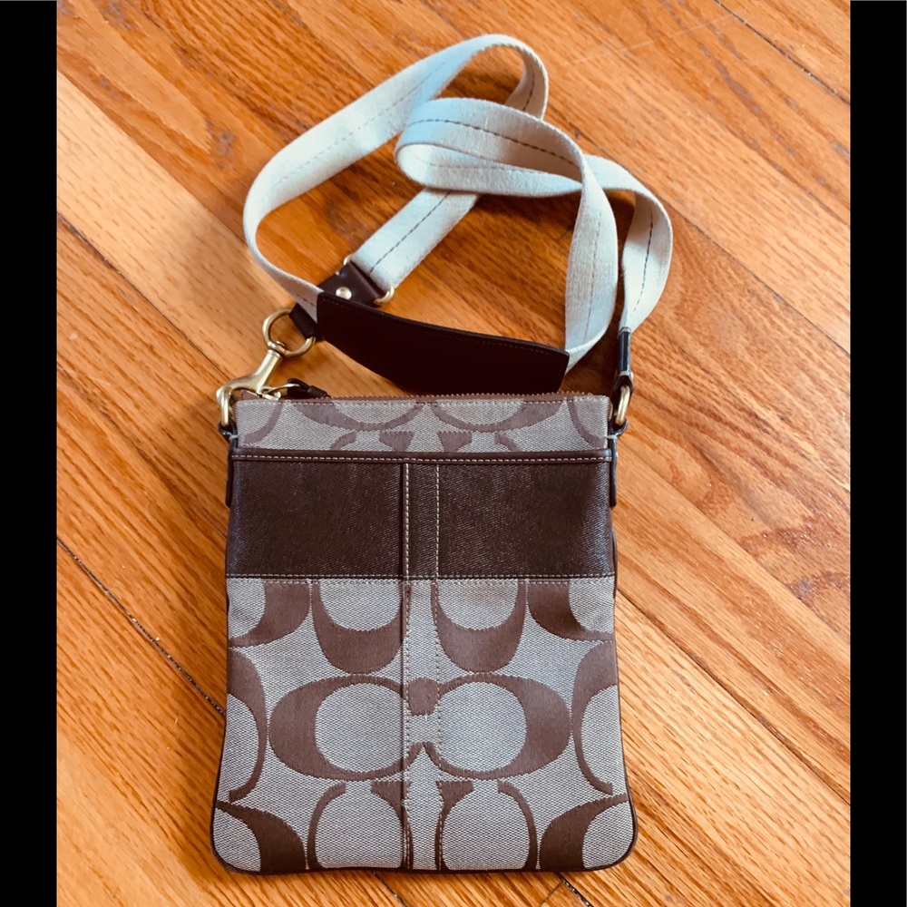 Coach Legacy Signature Stripe Crossbody